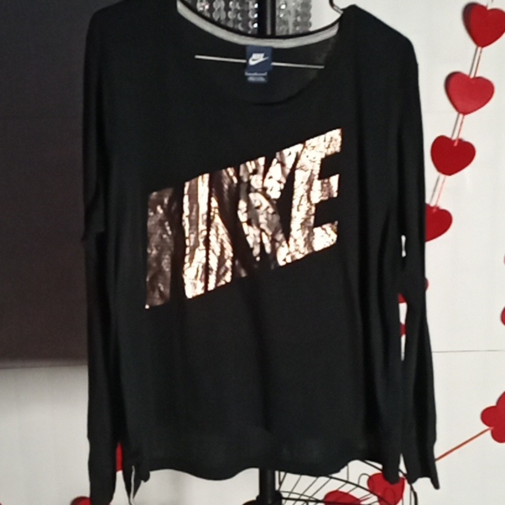 Nike crop top sweatshirt